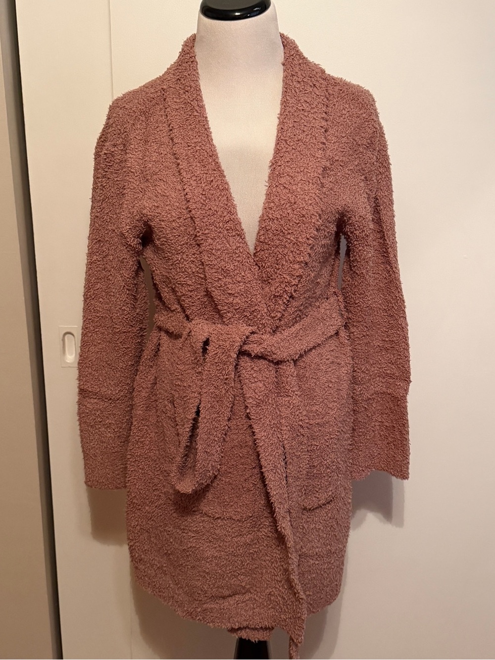 SKIMS Cozy Women's Plush Robe - Dusty Rose